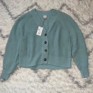NWT A New Day Women’s Button Sweater Teal